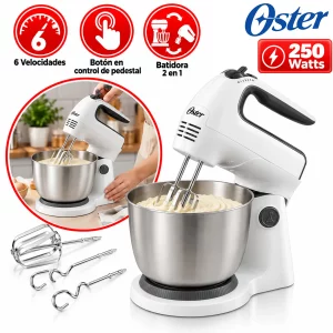 Batidora de Mano y Pedestal Oster FPSTHS3612