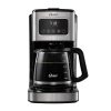 Cafetera programable Oster de 12 tazas Pantalla táctil BVSTDC4403