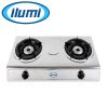 Cocina de Mesa a Gas Ilumi de 2 hornillas CG-2000SS