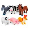 Juego de 6 figuras de animales de Granja Elásticas - Imagen 4