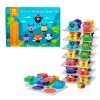 Juego Jenga educativa para niños de animales