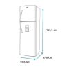 Refrigeradora Mabe No Frost 220 Lts Netos Grafito RMA230PJPG - Imagen 5