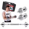Set de Pesas Mancuernas con Maletín 30Kg Cromado - Imagen 3
