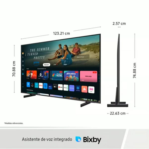 Televisor SAMSUNG 55" Crystal UHD 4K Tizen OS Smart TV 55DU8000 - Imagen 4