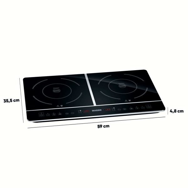 Cocina de inducción DOBLE Severin  DK 1031 - Imagen 2