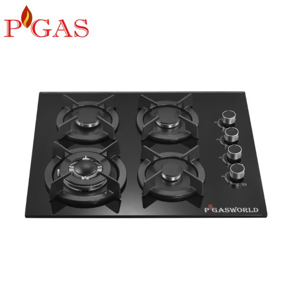 Cocina Empotrable  PGas 4 Quemadores Vidrio Templado 60cm - Imagen 2