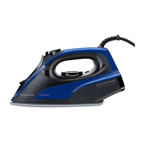 Plancha a Vapor Taurus Base Cerámica ATLAS 2400 Azul - Imagen 2