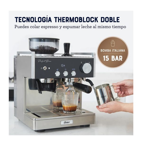Cafetera Oster para Espresso Perfect Brew Máxima BVSTEM7400 - Imagen 5