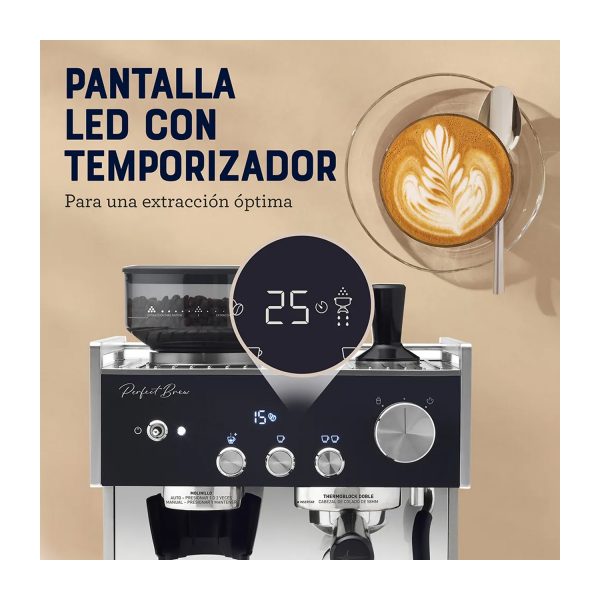 Cafetera Oster para Espresso Perfect Brew Máxima BVSTEM7400 - Imagen 4