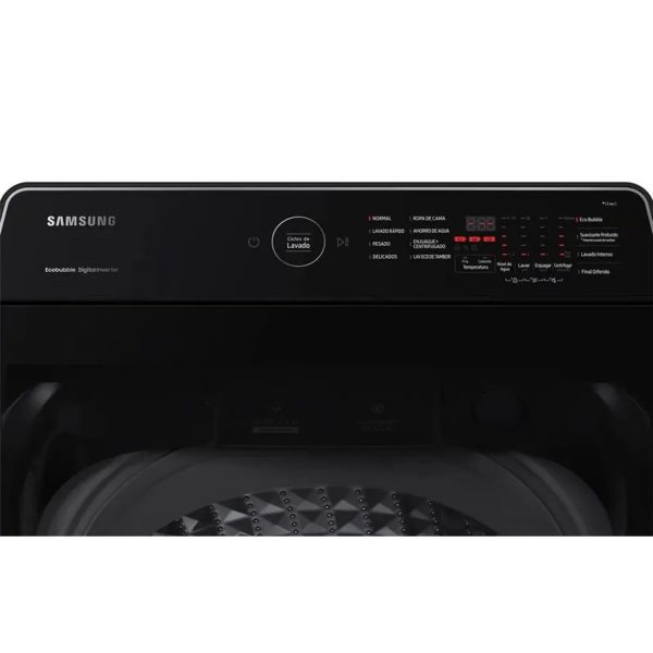 Lavadora Samsung 13Kg Carga Superior Ecobubble WA13CG5441BV Negro - Imagen 5