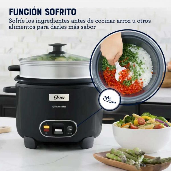 Arrocera de 10 Tazas Oster CKSTRC10DFBLK - Imagen 3