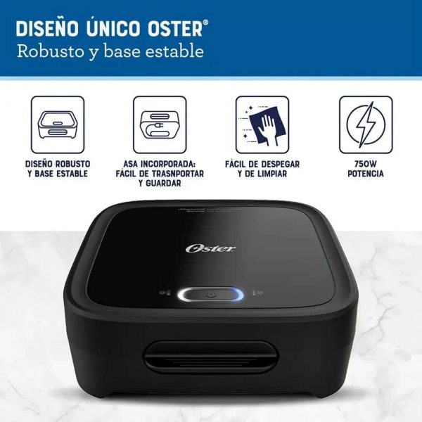 Sandwichera OSTER Compacta Negro, CKSTSM400 - Imagen 2