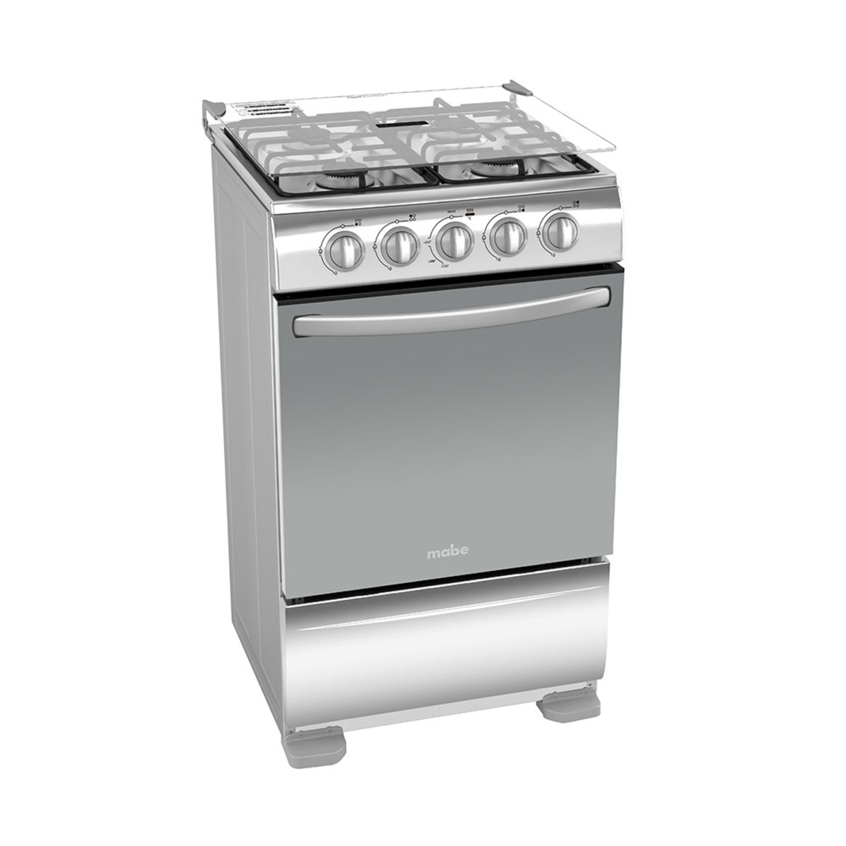 Cocina de piso a gas de 52 cm inox mabe - TX5110P1 - Imagen 4
