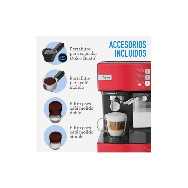Cafetera Expresso Primalatte BVSTEM6603R - Imagen 3