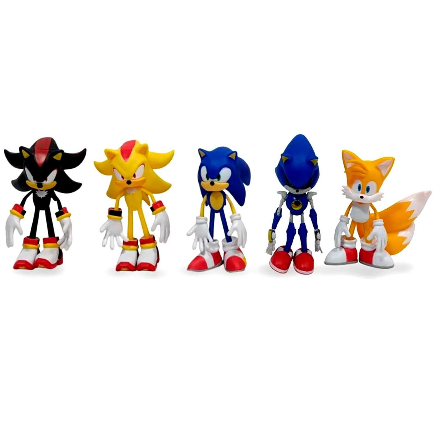 Set de Muñecos Sonic y sus Amigos Articulables M5 Tails - Imagen 2