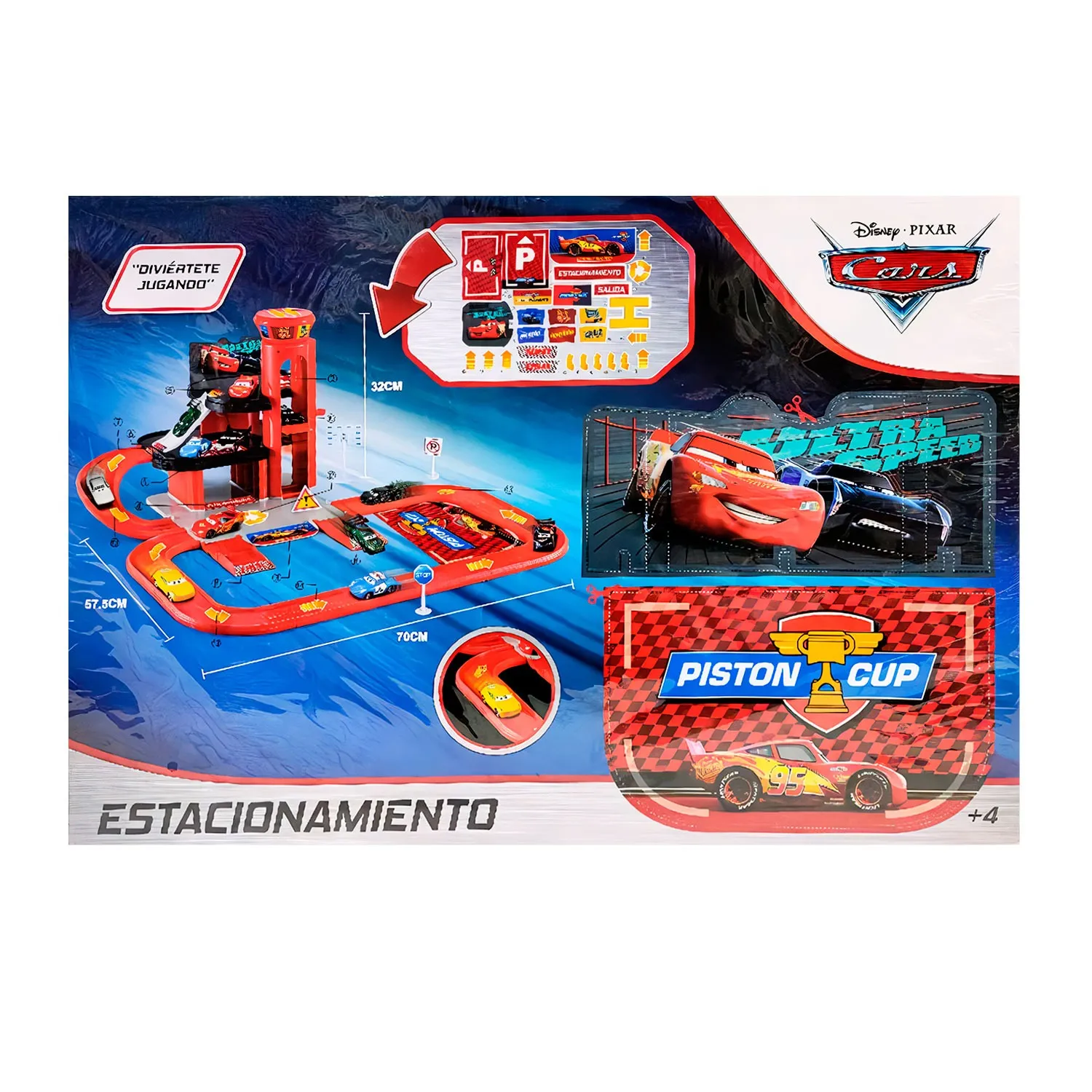 Juguete Pista de Estacionamiento CARS Alternativo A1 6339 - Imagen 3