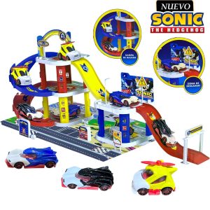 Juguete Set de Pista Estacionamiento de Sonic 5708A