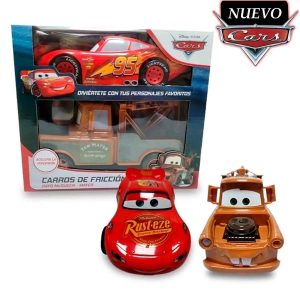 Juguete Coches de Friccion Rayo Mcqueen Y Mater Cars 6777-14