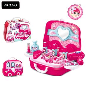 Juguete Set de Belleza Lonchera con Rueda 2 en 1 008-917A