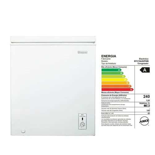 Congelador Horizontal Electrolux Cycle Defrost 145L Blanco EFC15A2HPWB - Imagen 3