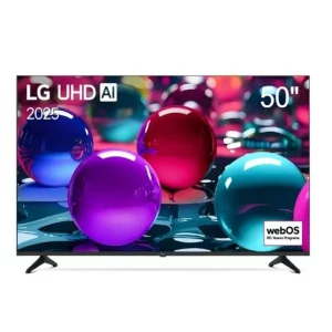 TELEVISOR Smart TV LG 50" 4K UHD, ThinQ AI, sistema WebOS integrado, 50UA7300PSB 2025