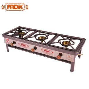 Cocina de Mesa Semi Industrial Fadic 3 Hornillas N°3 FSI03-21