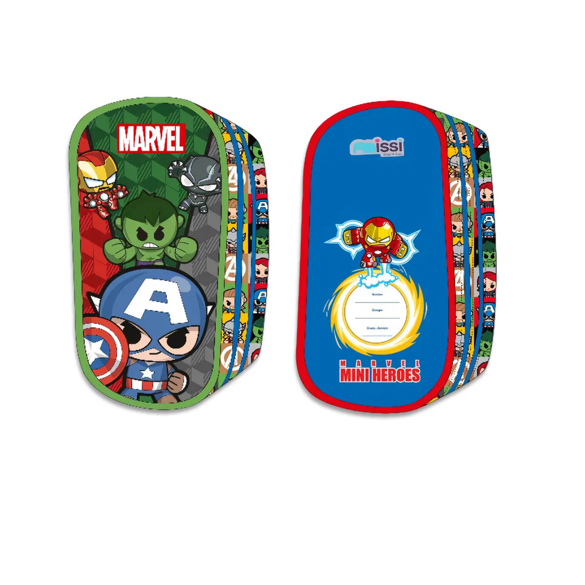 Set de Mochila con Ruedas Lonchera y Cartuchera Marvel A4 - Imagen 3