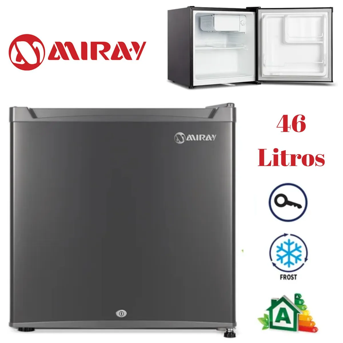 Frigobar-Refrigeradora Miray RM-46H 46 L