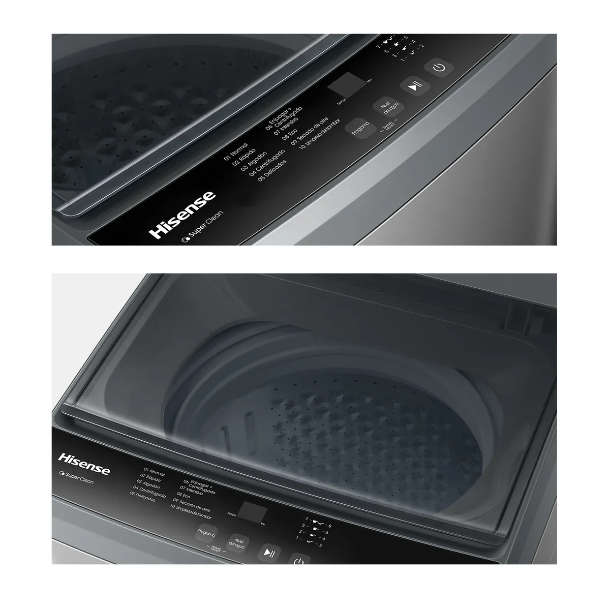 Lavadora Hisense Carga Superior 10kg WT1D1030UT - Imagen 4