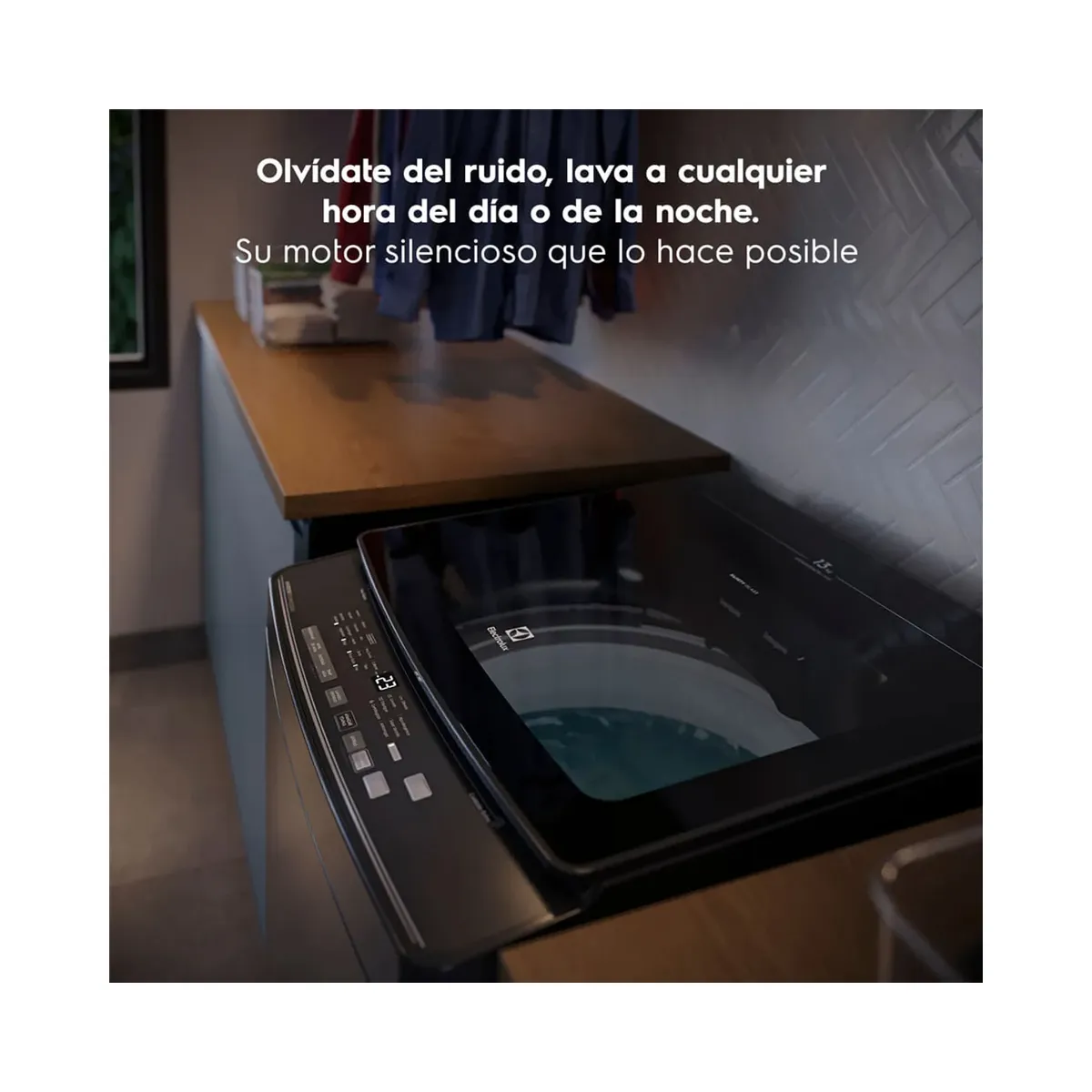 Lavadora Electrolux Carga Superior 13kg Efficient Silent Inverter Negra EWIJ13F2XSYB - Imagen 7