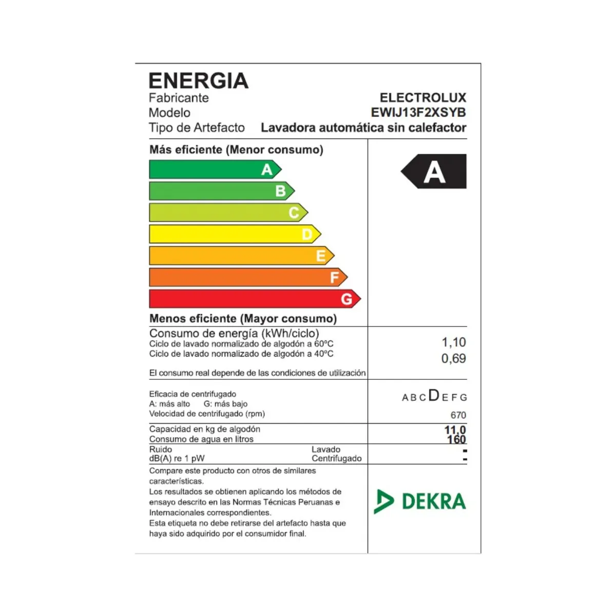 Lavadora Electrolux Carga Superior 13kg Efficient Silent Inverter Negra EWIJ13F2XSYB - Imagen 6