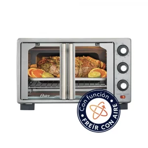 Horno con freidora de aire Oster® de 25 litros, puertas francesas, TSSTTV25FDMAFNS-053