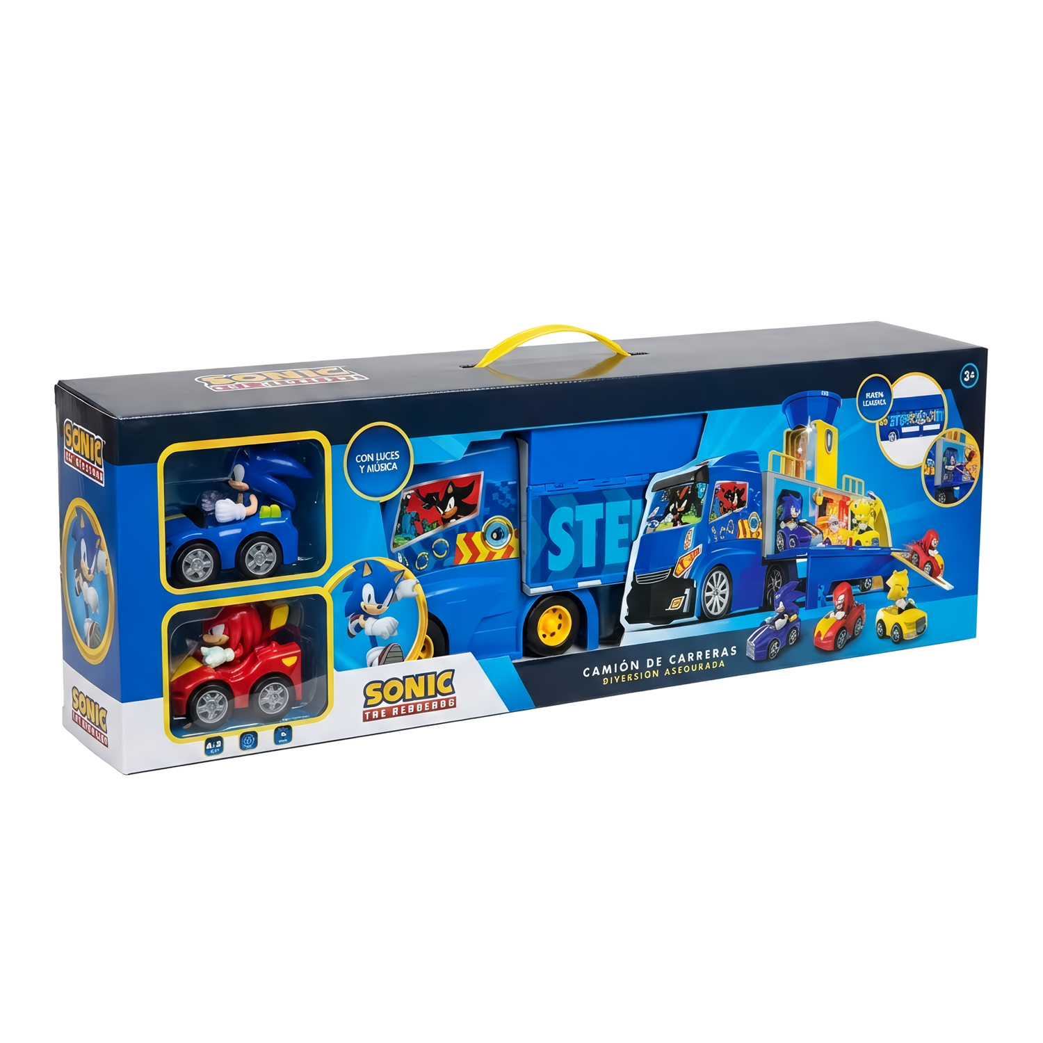 Juguete Set de Camión y Coches con Luces Sonic WT005 - Imagen 3