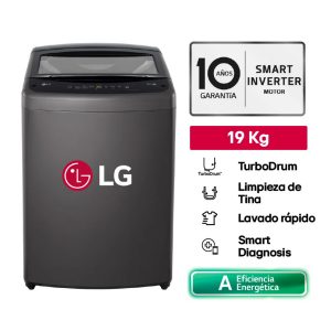 Lavadora 19 Kg TurboDrum Carga Superior Negro WT19BVTB