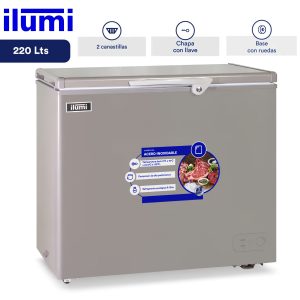 Congeladora Dual Ilumi 220 Litros TFI-2200DG Gris