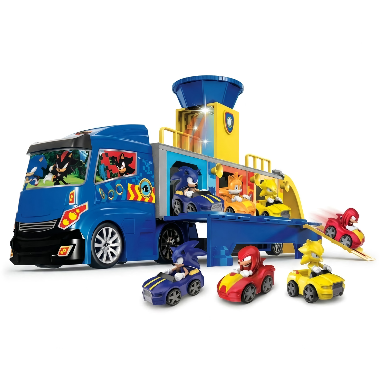 Juguete Set de Camión y Coches con Luces Sonic WT005 - Imagen 2