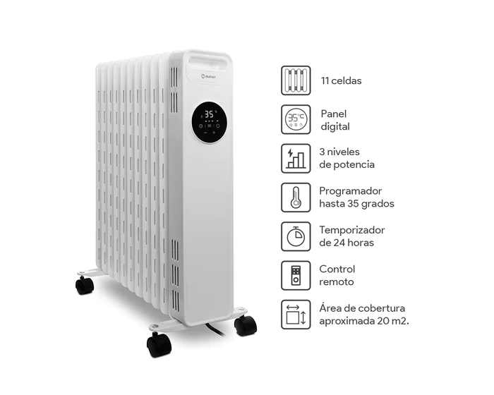 Estufa Termo Radiador Miray TRM-1105D 11 Celdas - Imagen 4