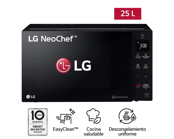 Horno Microondas LG MS2536GIS EasyClean 25L - Imagen 3