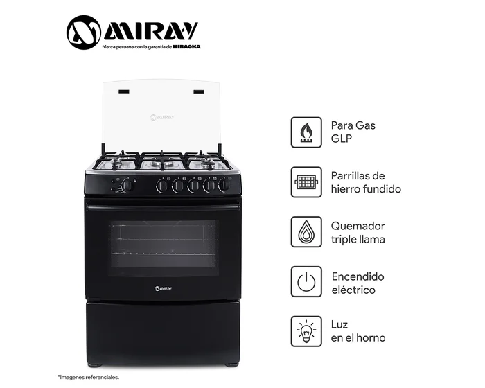 Cocina a Gas GIRASOL PLUS GLP 5 Hornillas - Imagen 6