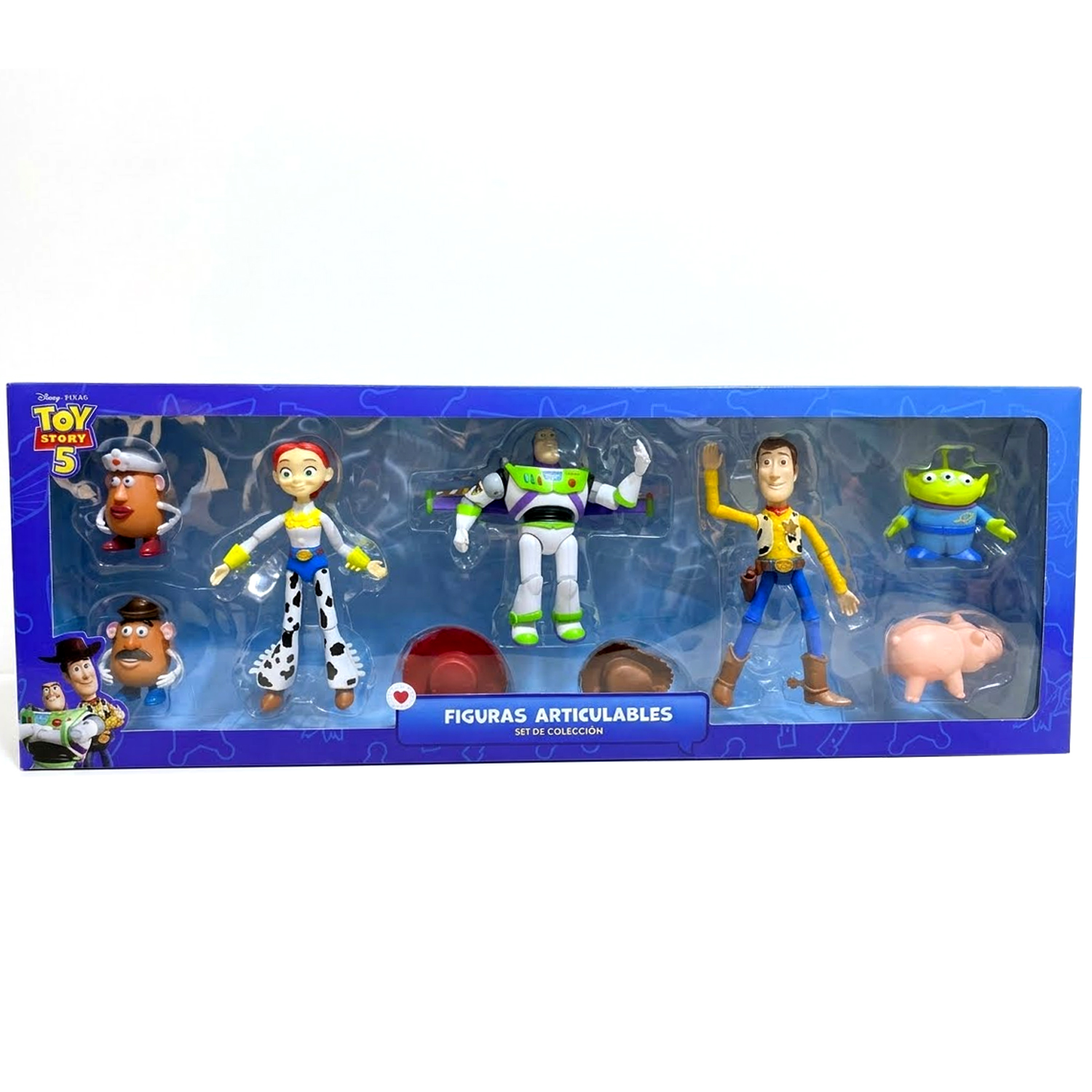Set de Muñecos de Jebe Toy Story 5 Articulados 7Pcs - Imagen 2