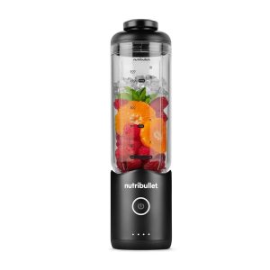 Licuadora Portátil Nutribullet Flex 650 ml para Smoothies y Batidos Negro
