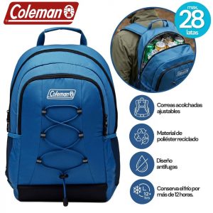 Mochila nevera portátil CHILLERTM de 28 latas con laterales blandos