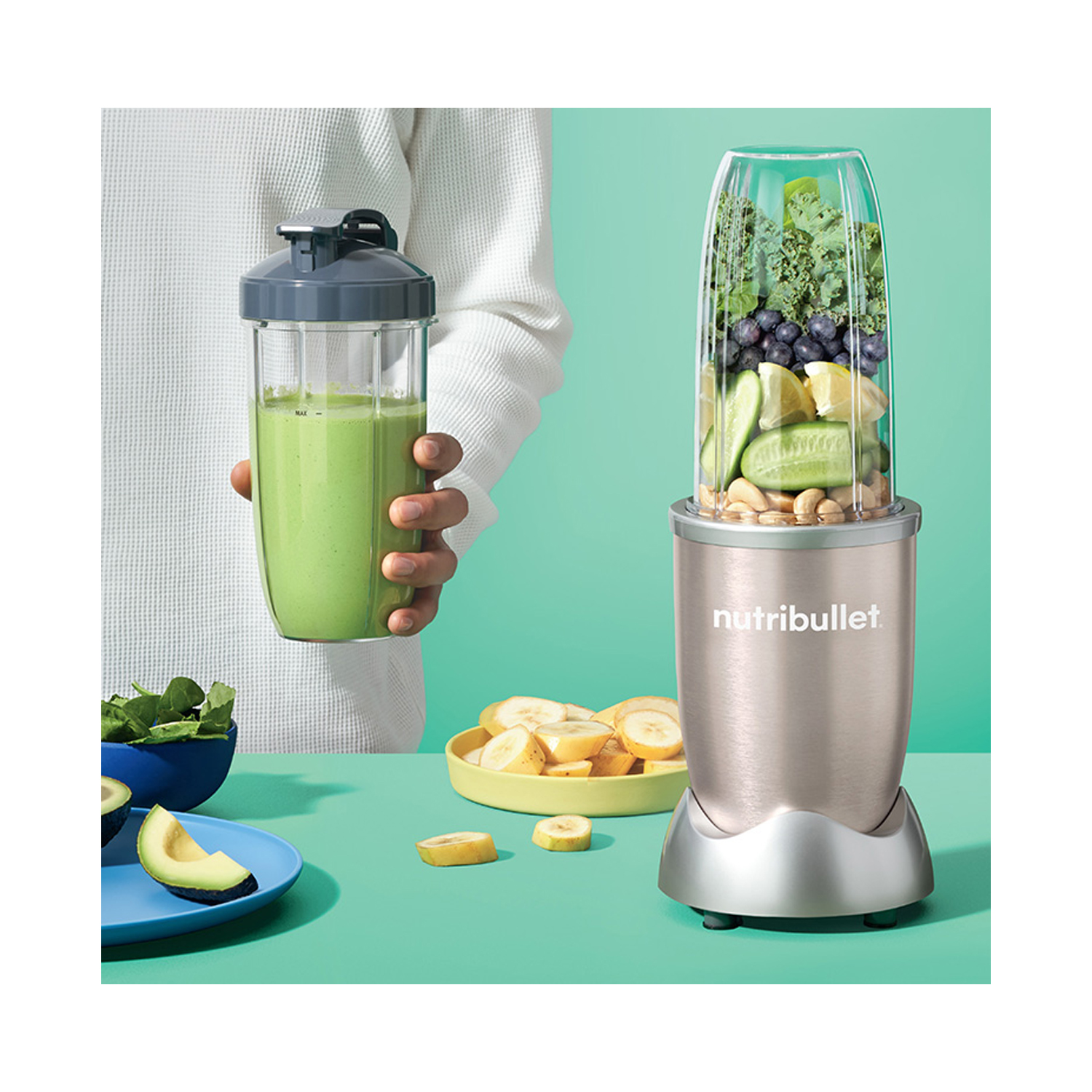 Licuadora Portátil Nutribullet PRO 900 para Smoothies y Batidos - Imagen 4