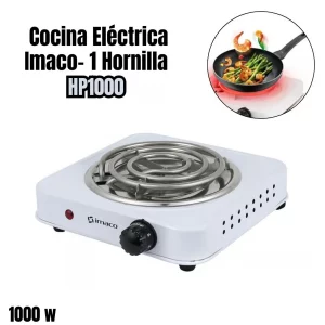 Cocina Eléctrica Imaco 1 Hornilla HP1000 Blanco