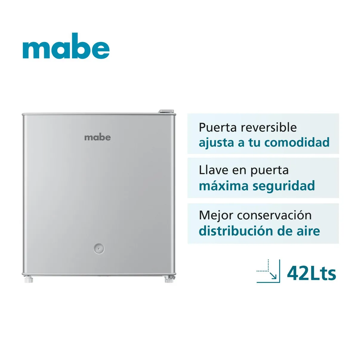 Frigobar 42 L Brutos Inox Mabe RMF02PRX1 - Imagen 3