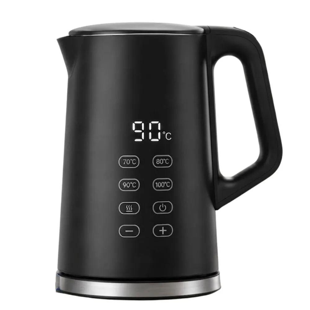 Hervidor Eléctrico Digital I Chef 1.7 Litros negro