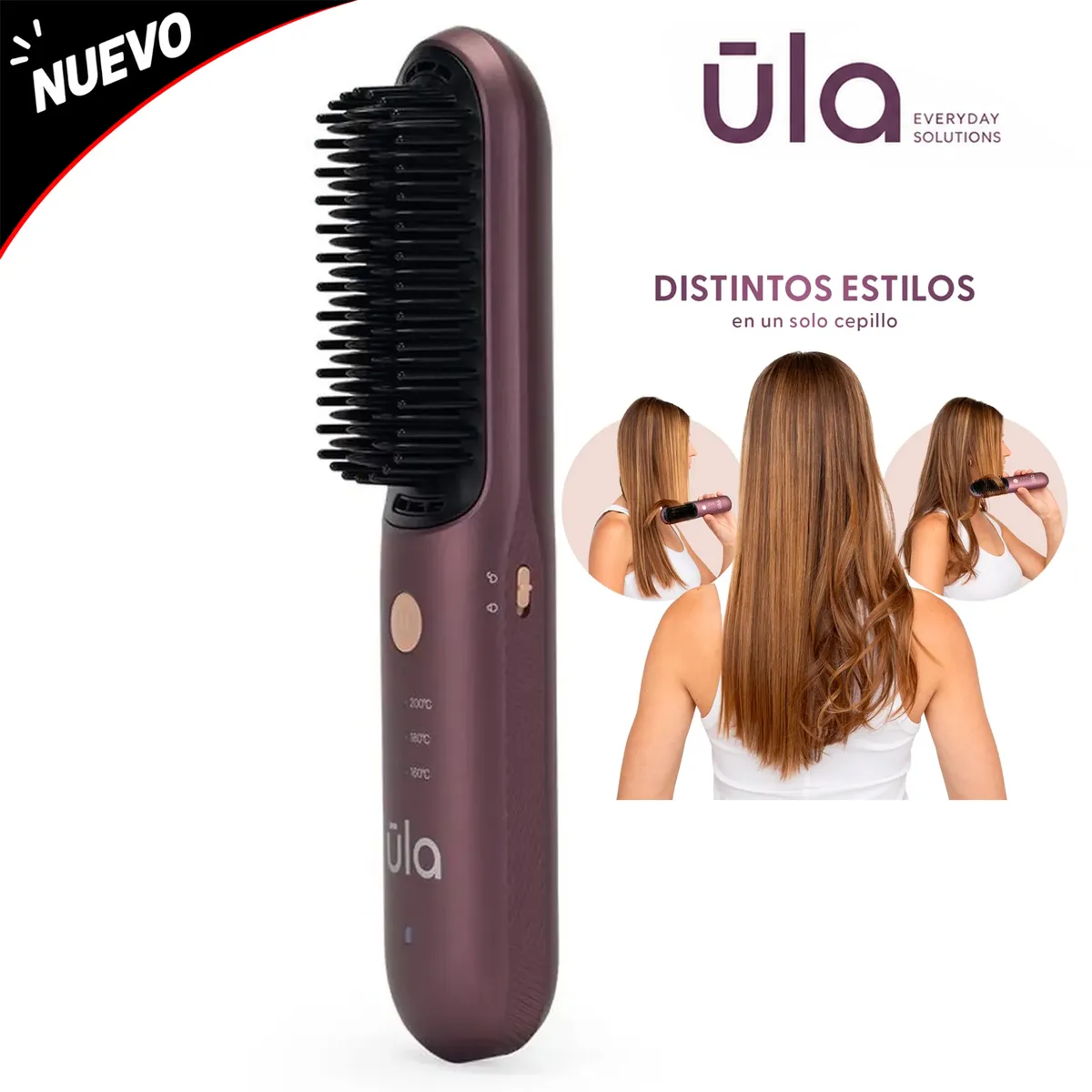 Cepillo Alisador Portátil Heatcomb Ula