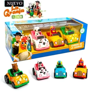 Set de vehículos a Fricción de La Granja de Zenón 4P