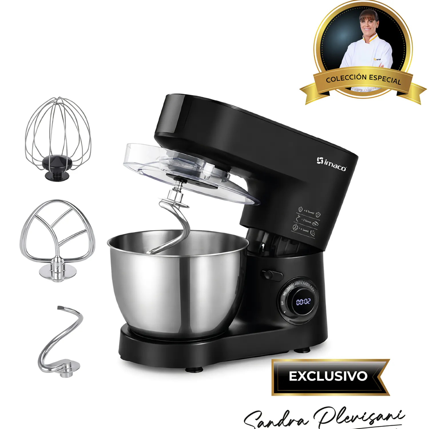 Batidora Signature Mix bowl 6.3L SM1500W - Imagen 4