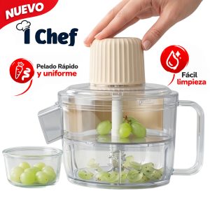 Pelador de fruta I Chef recargable crema